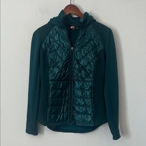FILA Teal Hooded Insulated Puffer Jacket